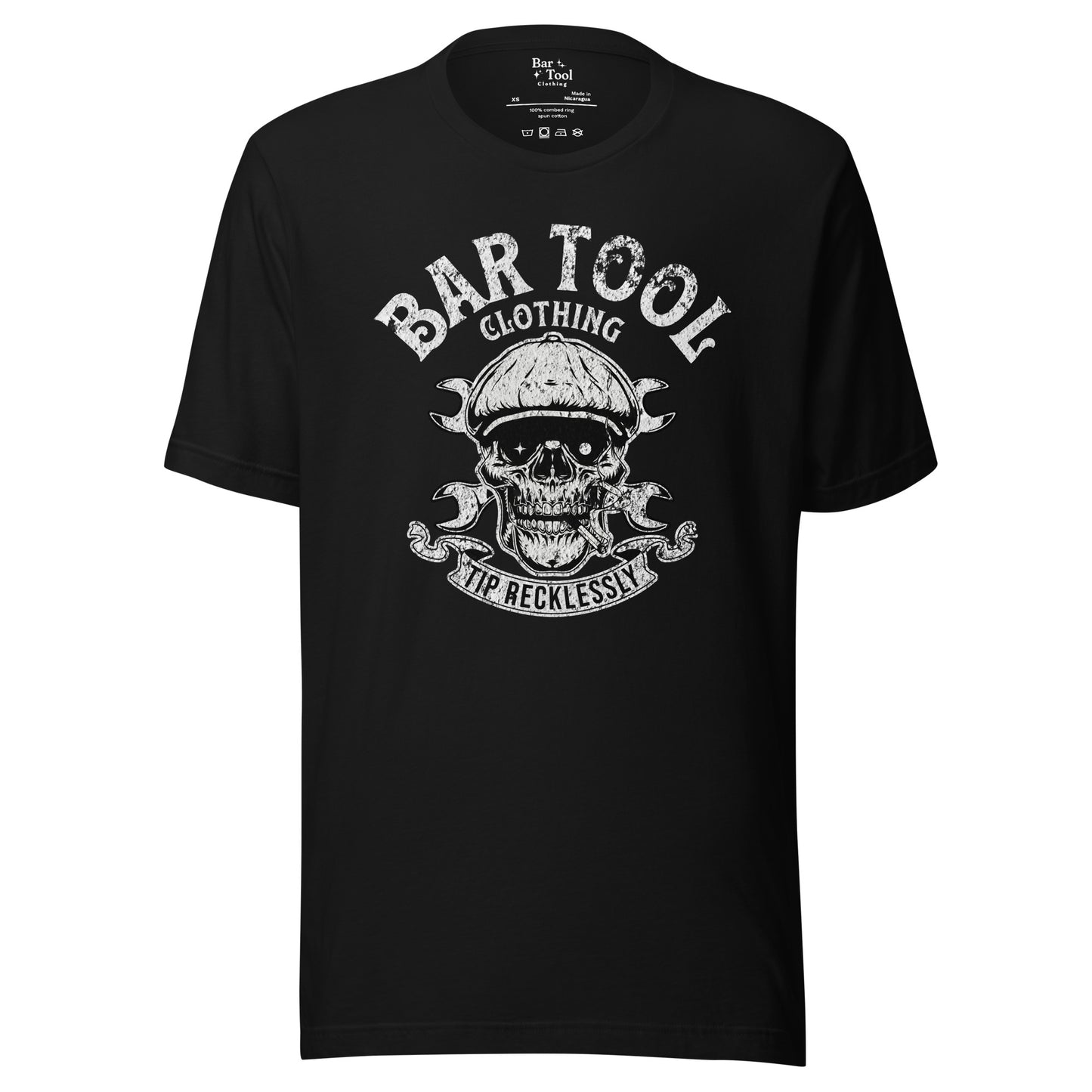 Skull & Wrenches Front Graphic Unisex t-shirt