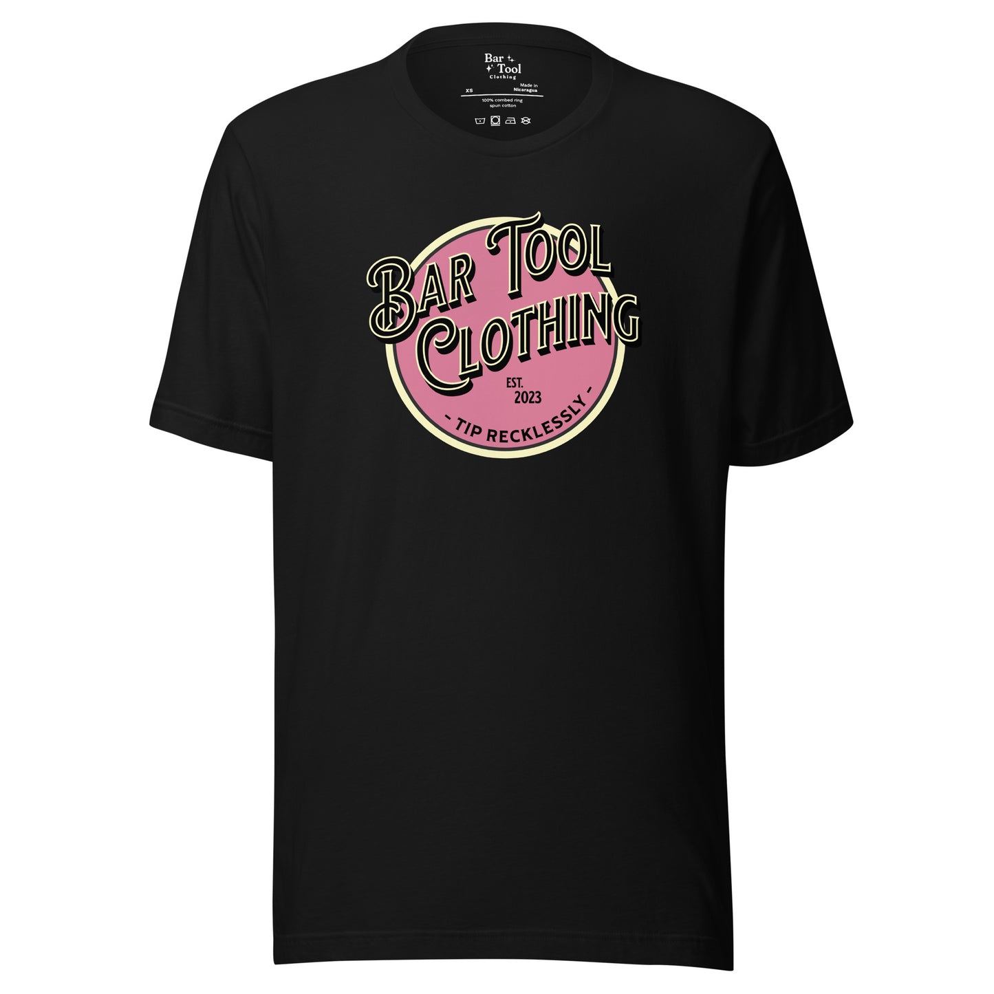 Brand Logo (Black/Pink) Front Graphic Unisex t-shirt