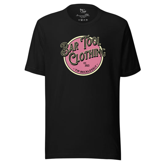 Brand Logo (Black/Pink) Front Graphic Unisex t-shirt